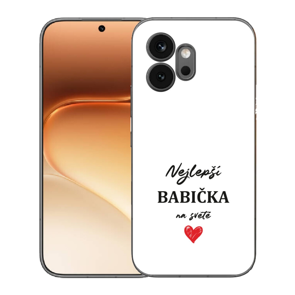 mmCase gél tok az Honor 600-hoz – a legjobb nagymama 1 fehér háttérrel
