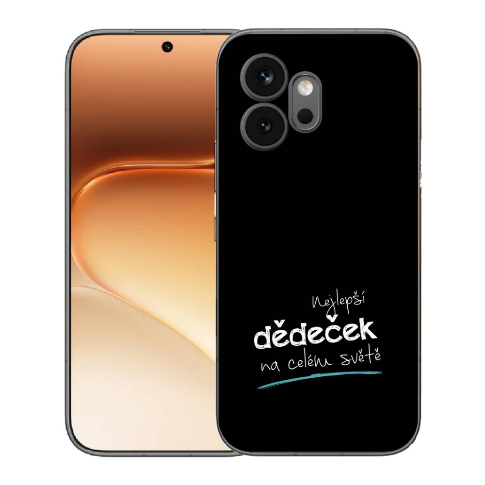 mmCase gél tok az Honor 600-hoz – a legjobb „nagypapa 3” fekete háttérrel