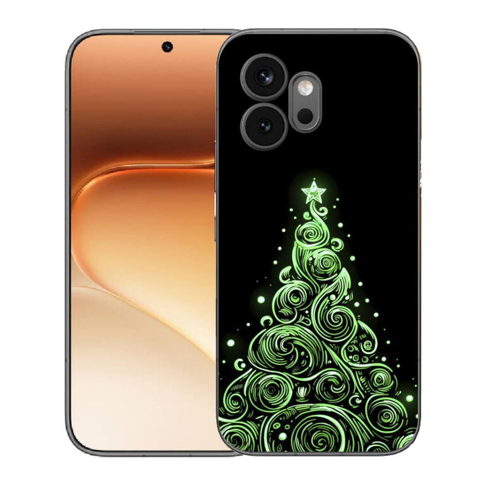 mmCase gél tok az Honor 600-hoz – neon karácsonyfa 3