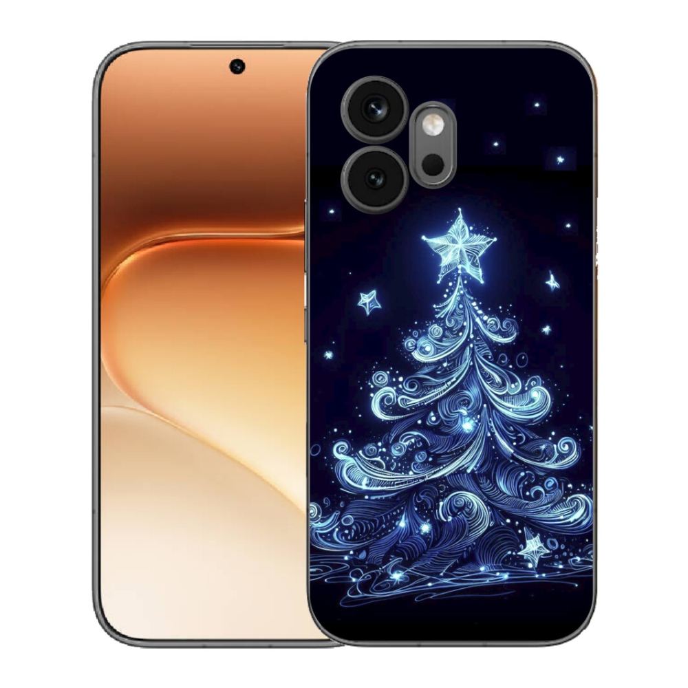 mmCase gél tok az Honor 600-hoz – neon karácsonyfa 4