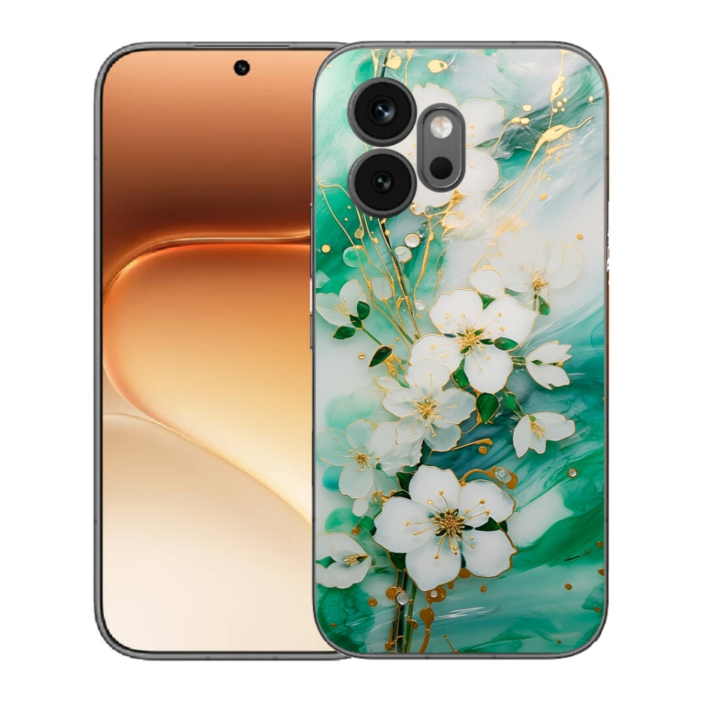 mmCase gél tok az Honor 600-hoz – finom virágok