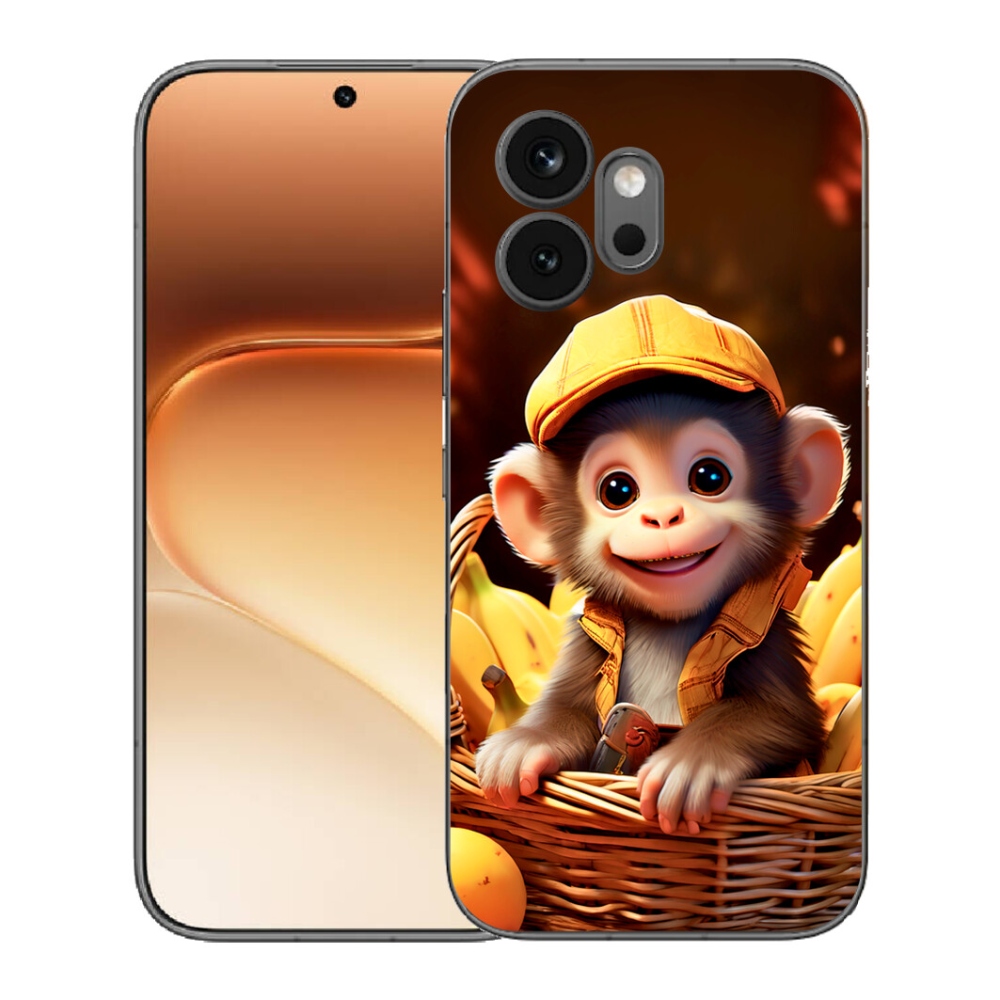 mmCase gél tok az Honor 600-hoz – majom a kosárban