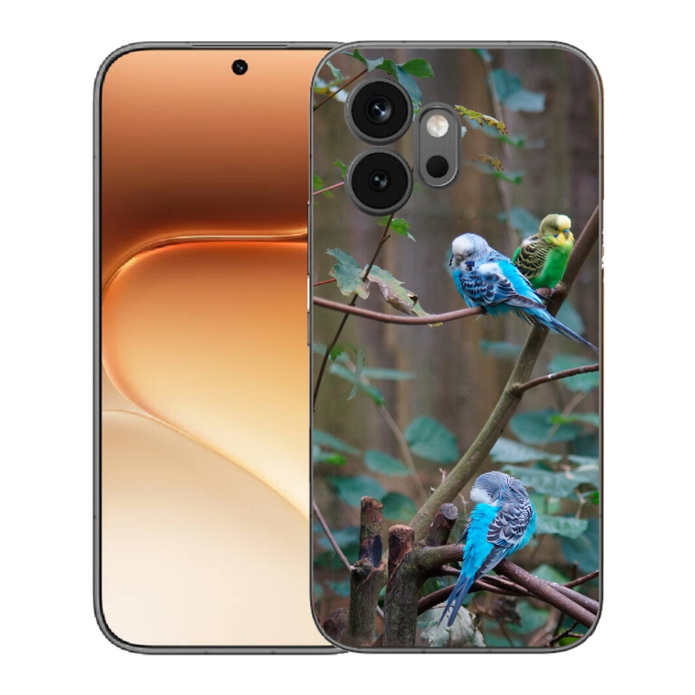 mmCase géltok az Honor 600-hoz – papagájok az ágon