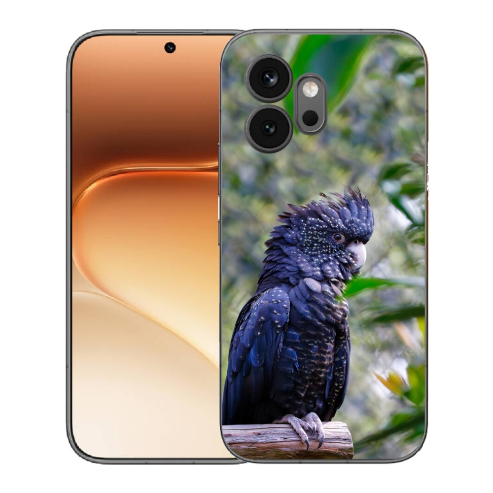 mmCase géltok az Honor 600-hoz – fekete kakadu papagáj
