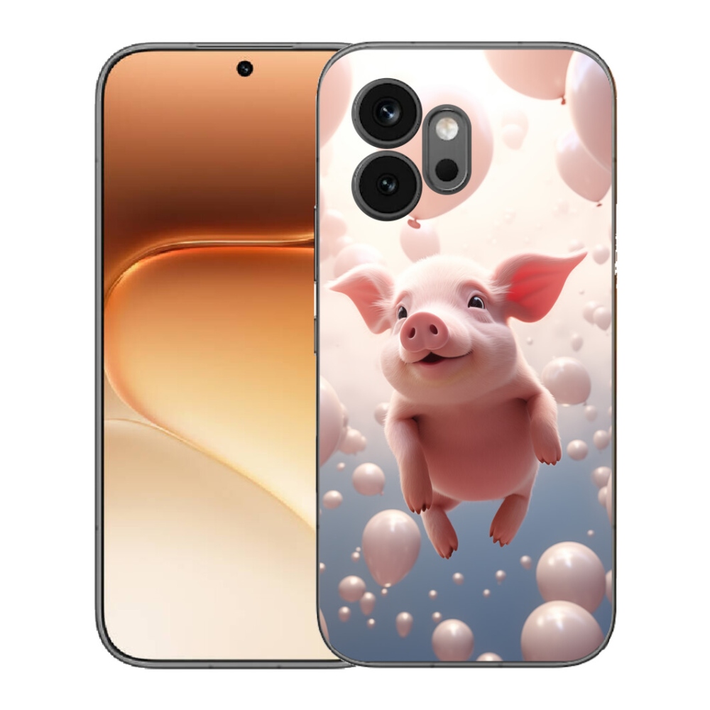 mmCase géltok az Honor 600-hoz – malacka léggömbökkel