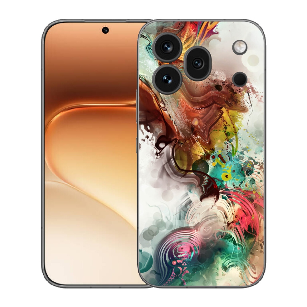 mmCase gél tok az Honor 600 Pro-hoz – absztrakt 1