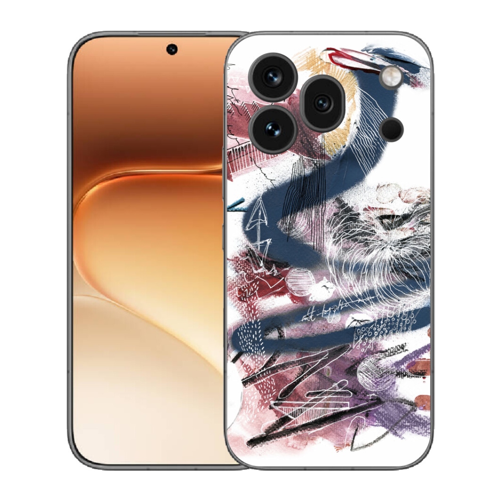 mmCase gélhuzat az Honor 600 Pro-hoz – absztrakt motívum 28