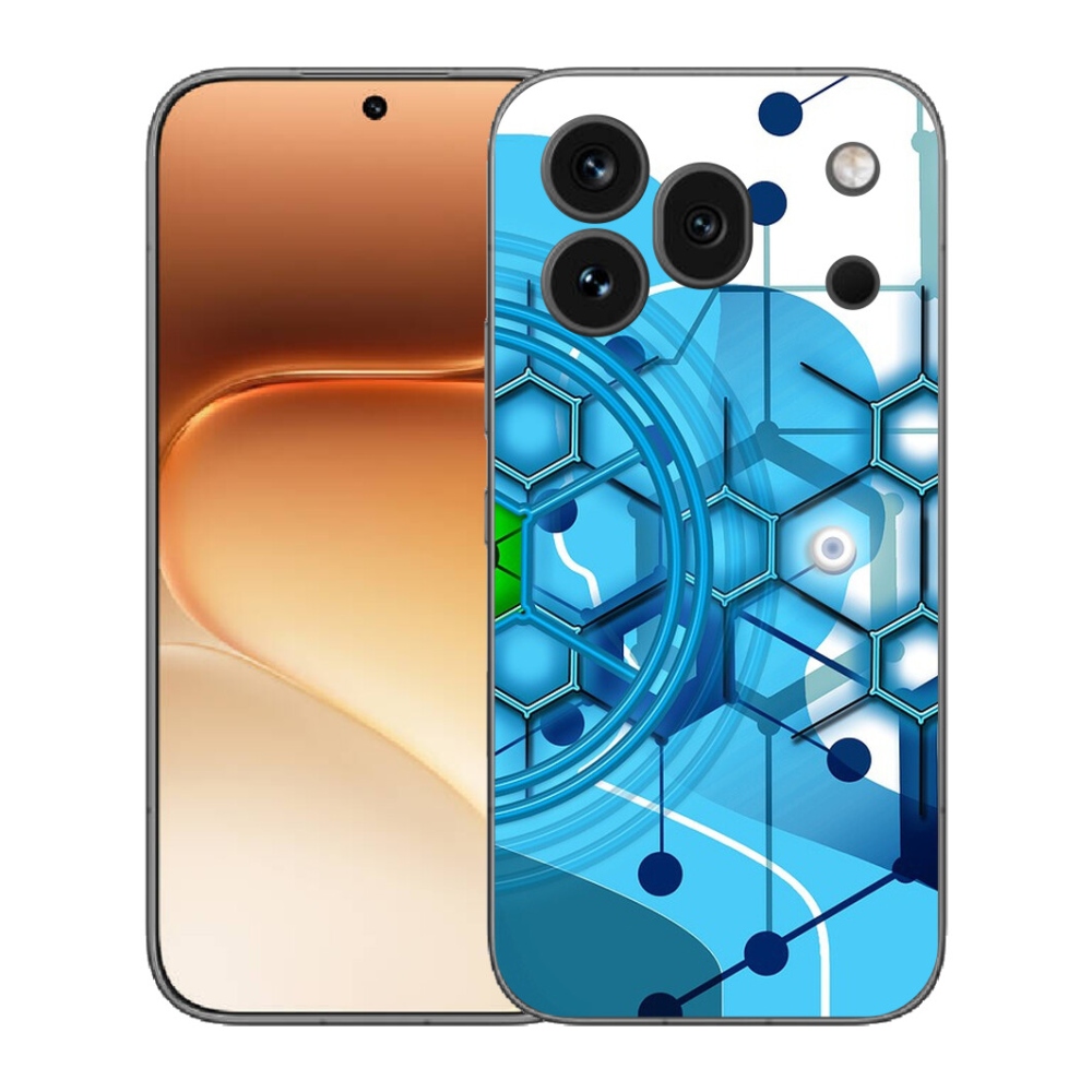 mmCase gél tok az Honor 600 Pro-hoz – absztrakt minta 2