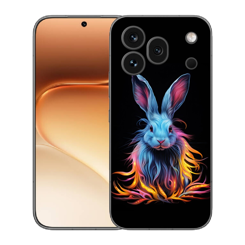 mmCase gél tok az Honor 600 Pro-hoz – absztrakt nyúl