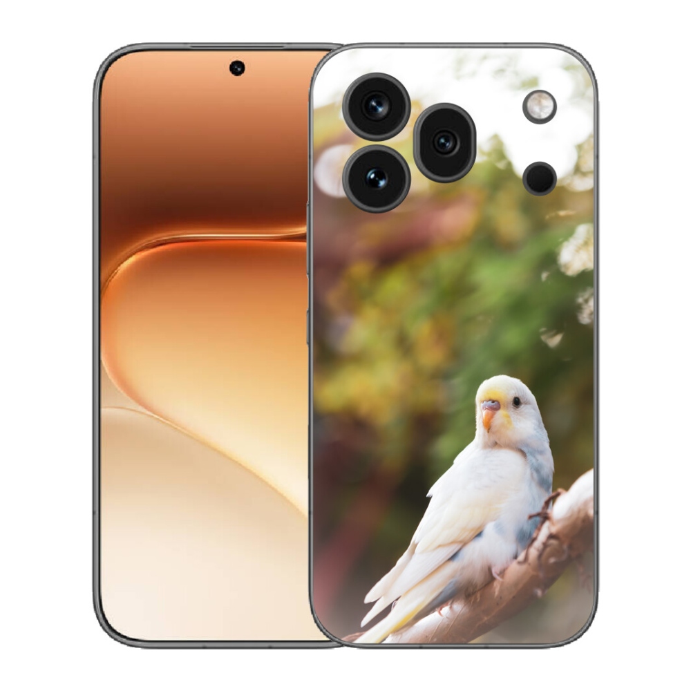 mmCase gél tok az Honor 600 Pro-hoz – fehér papagáj