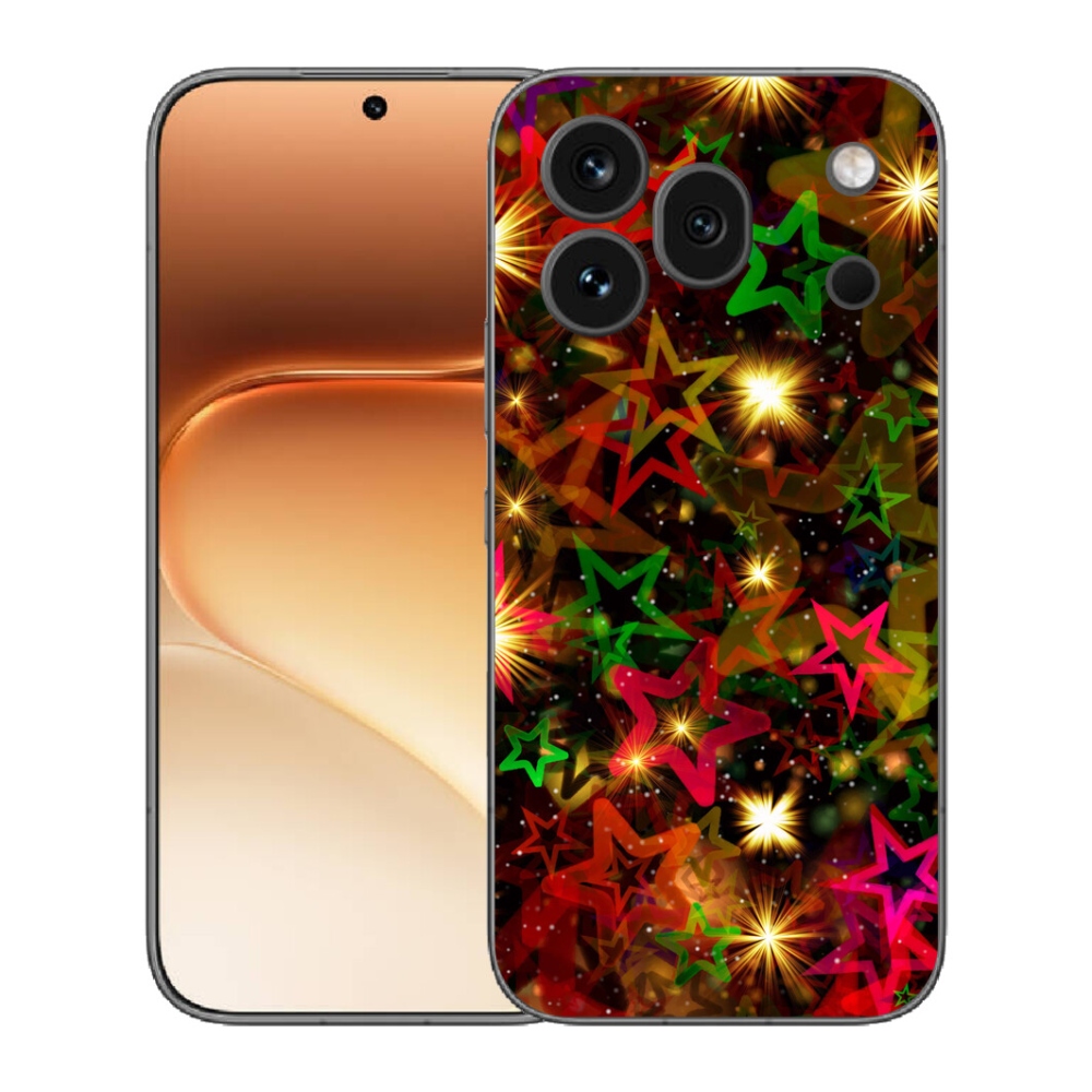 mmCase gél tok az Honor 600 Pro-hoz – színes csillagok