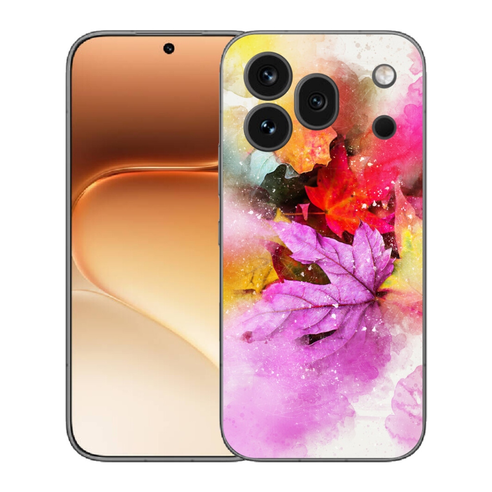 mmCase gélhuzat az Honor 600 Pro-hoz – színes levelek