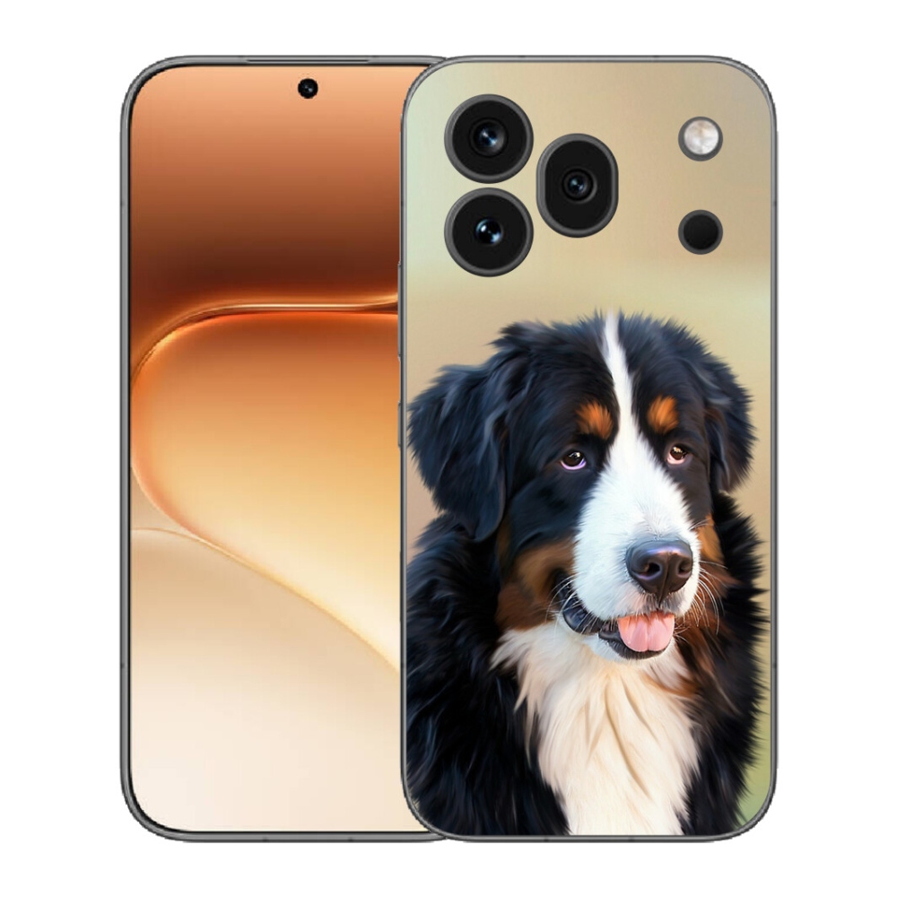 mmCase gél tok az Honor 600 Pro-hoz – bernesi hegyi juhászkutya
