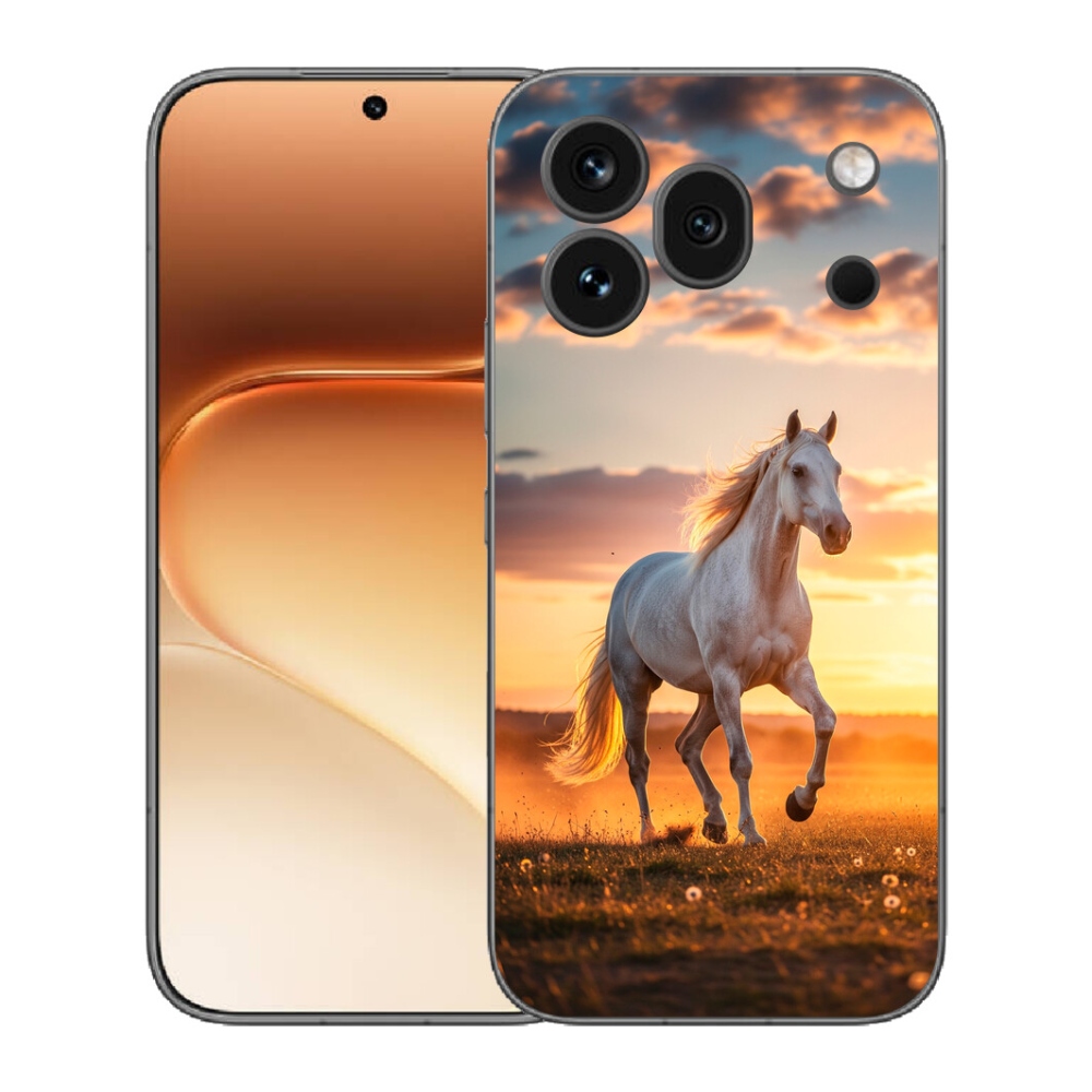 mmCase gél tok az Honor 600 Pro-hoz – Futó fehér ló 2