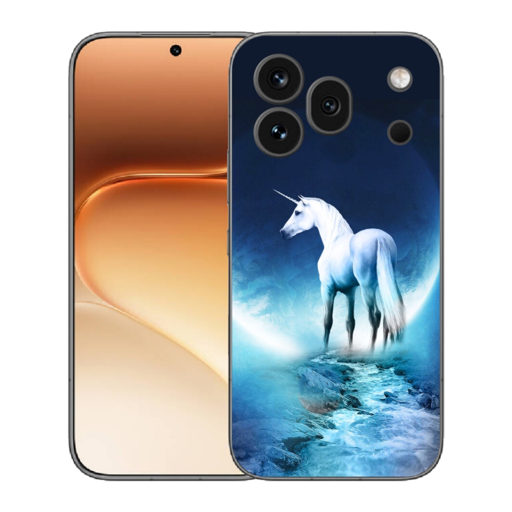 mmCase gél tok az Honor 600 Pro-hoz – fehér egyszarvú