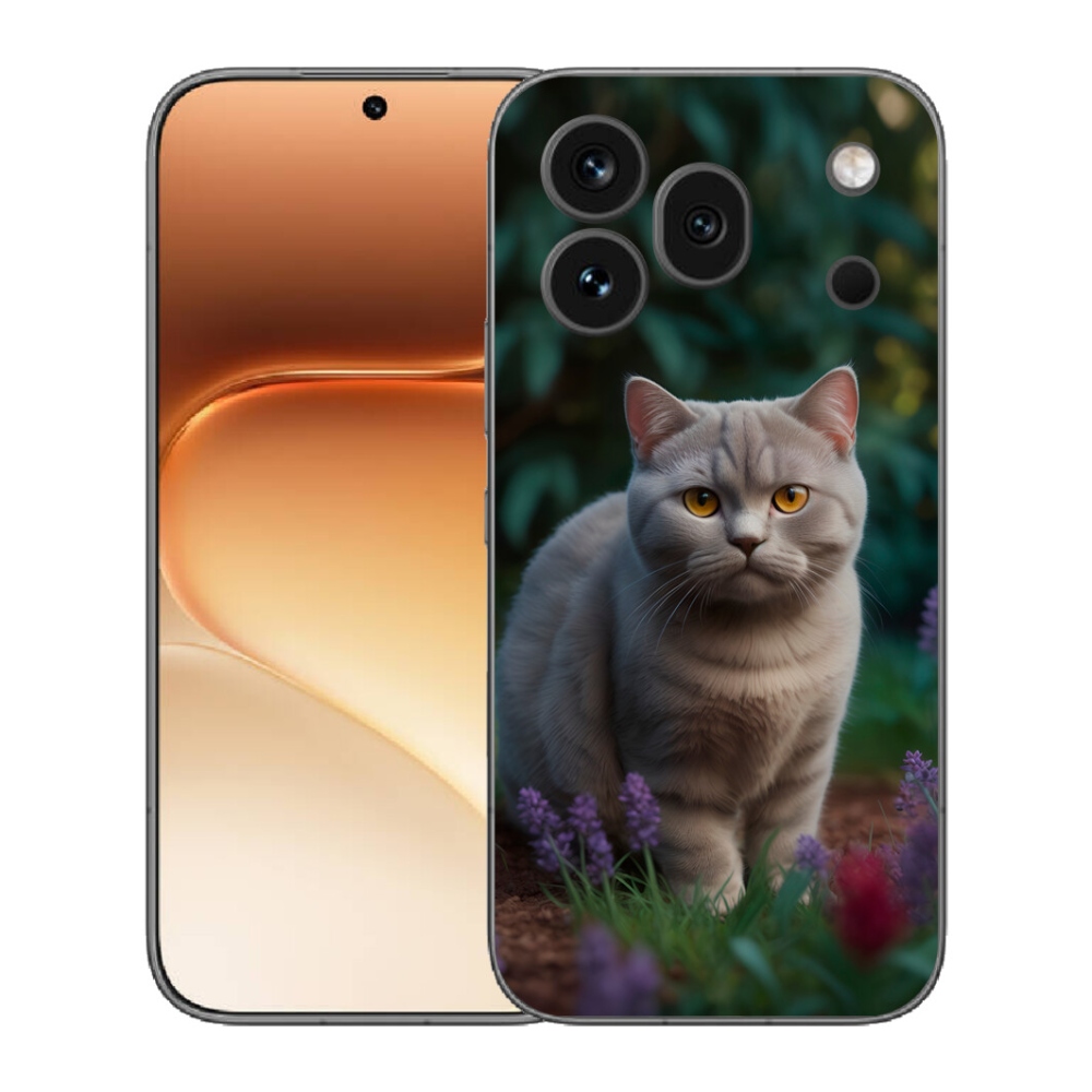 mmCase gél tok az Honor 600 Pro-hoz – brit macska