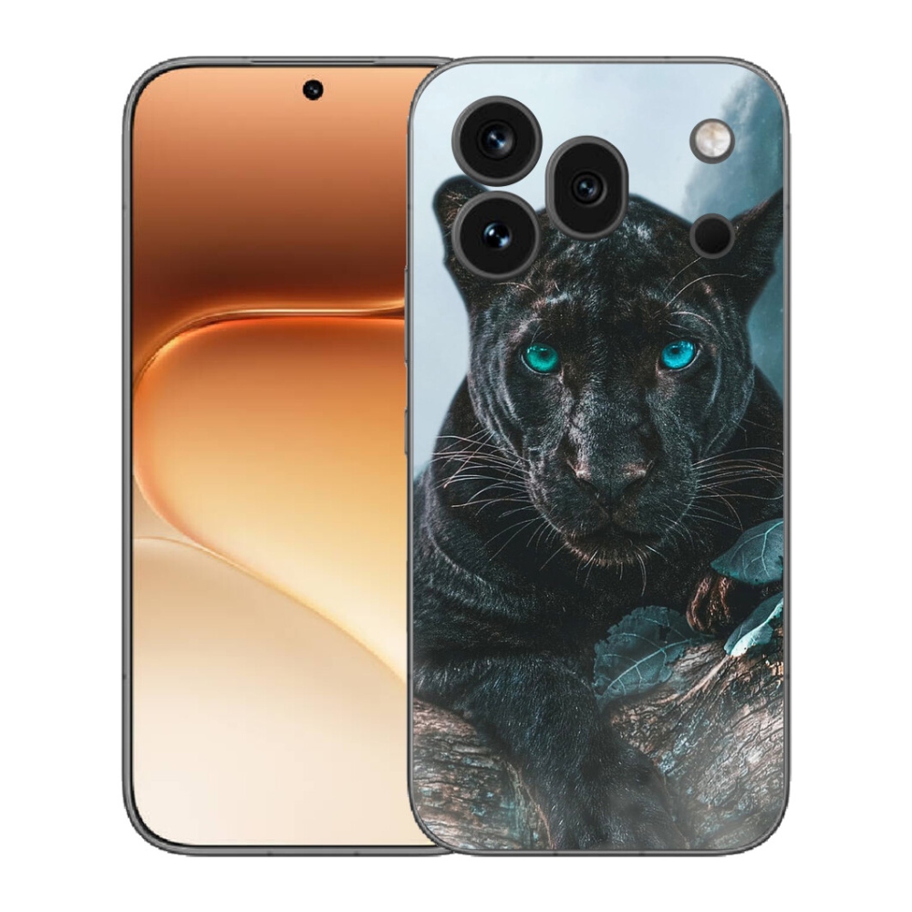 mmCase gél tok az Honor 600 Pro-hoz – fekete párduc