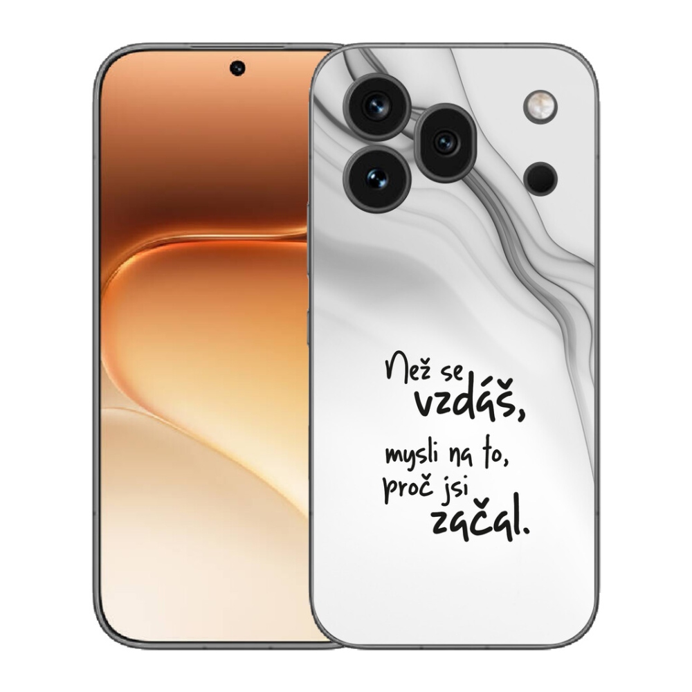 mmCase gél tok az Honor 600 Pro-hoz – idézet 2, fehér háttérrel