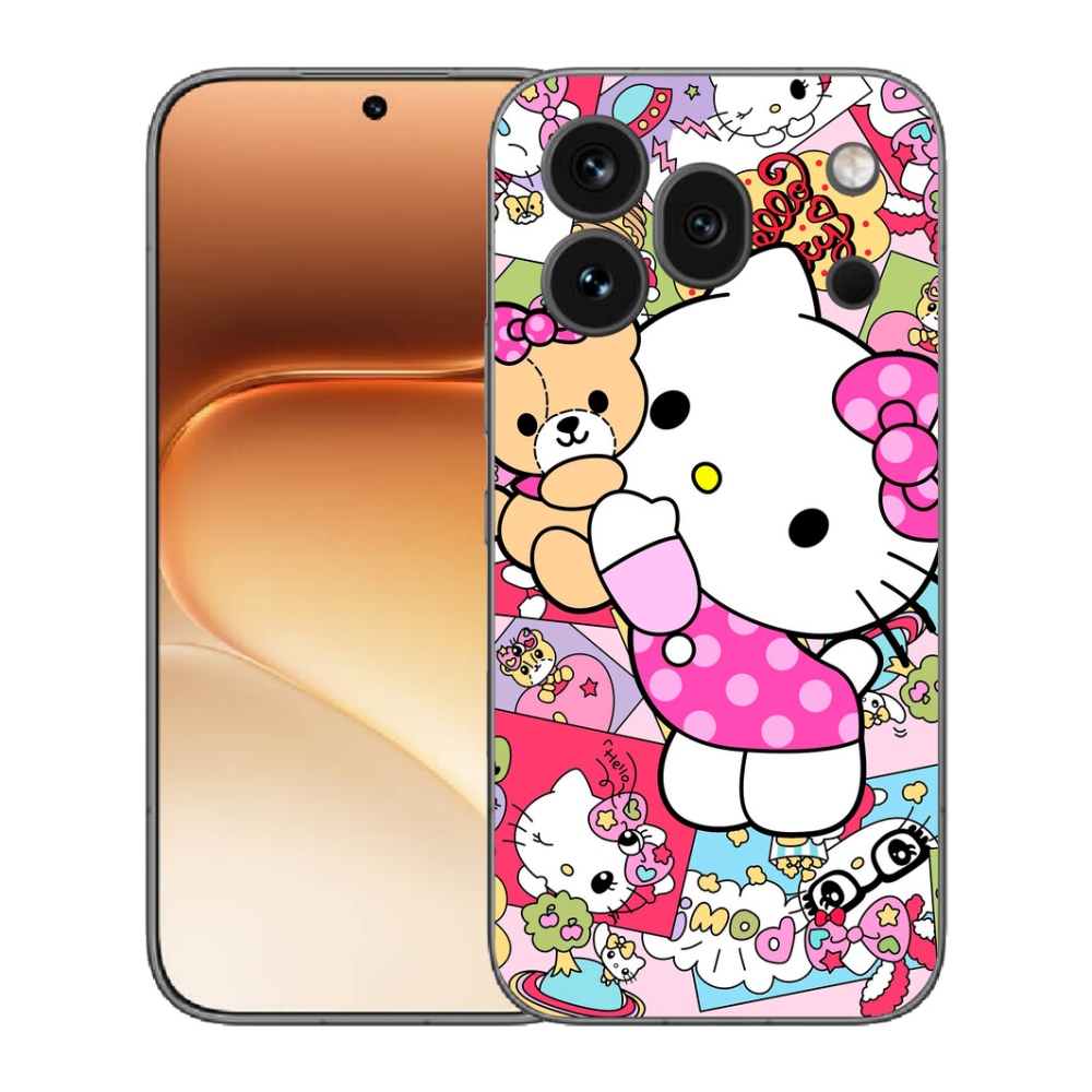 mmCase gél tok az Honor 600 Pro-hoz – aranyos cica