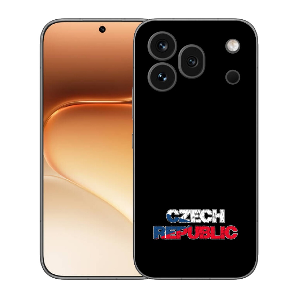 mmCase gél tok az Honor 600 Pro-hoz – Cseh Köztársaság, fekete háttér
