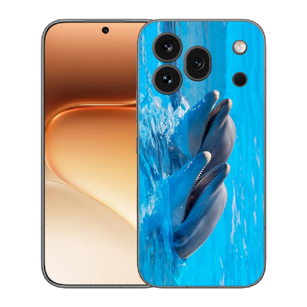 mmCase gél tok az Honor 600 Pro-hoz – delfinek