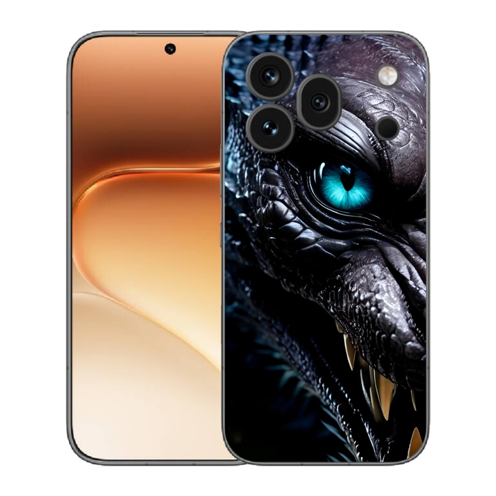 mmCase gél tok az Honor 600 Pro-hoz – sárkányos mintával
