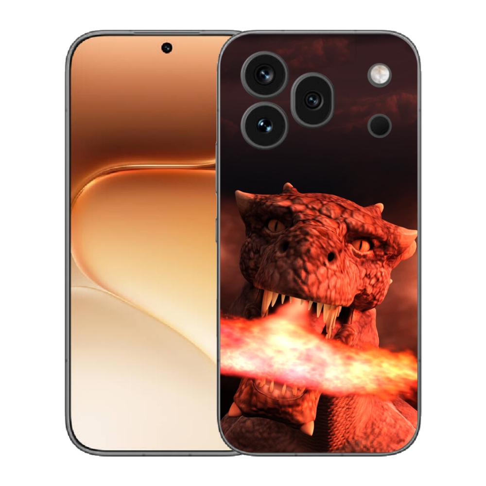 mmCase gélhuzat az Honor 600 Pro-hoz – sárkány