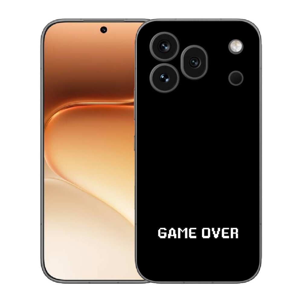 mmCase gél tok az Honor 600 Pro-hoz – „Game Over” fekete háttérrel