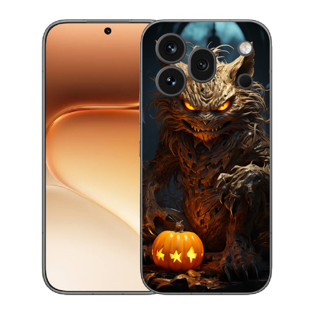 mmCase gél tok az Honor 600 Pro-hoz – halloweeni szörny