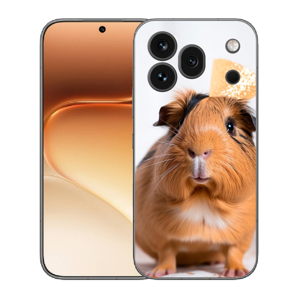 mmCase gél tok az Honor 600 Pro-hoz – barna tengerimalac