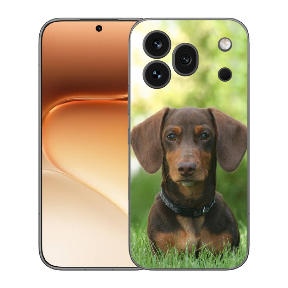 mmCase gél tok az Honor 600 Pro-hoz – barna tacskó