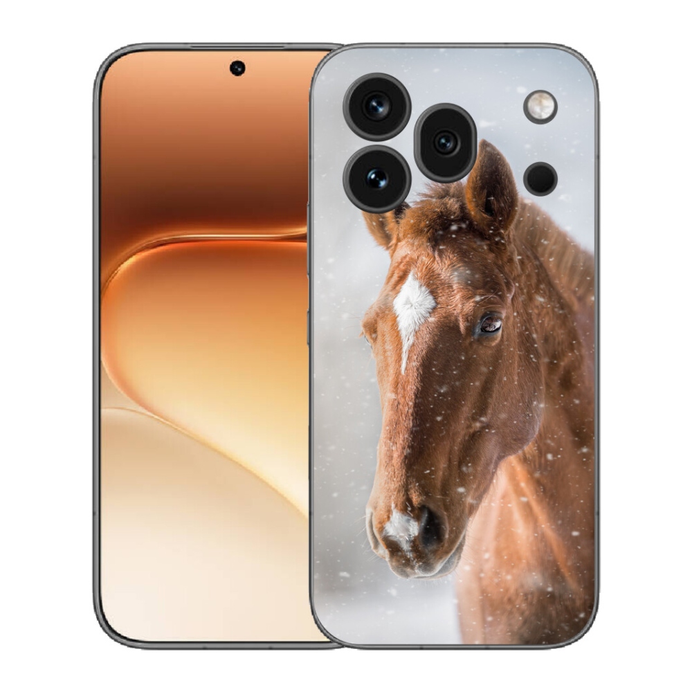 mmCase gél tok az Honor 600 Pro-hoz – barna ló 2