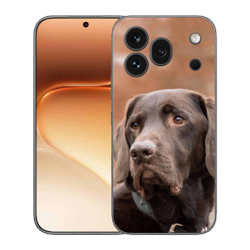 mmCase gél tok az Honor 600 Pro-hoz – barna labrador
