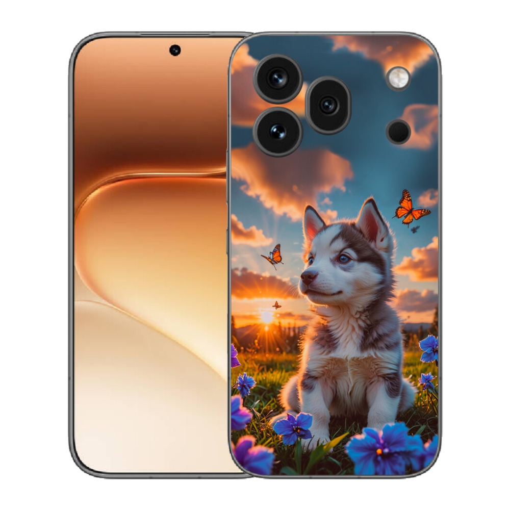 mmCase gél tok az Honor 600 Pro-hoz – husky naplementekor