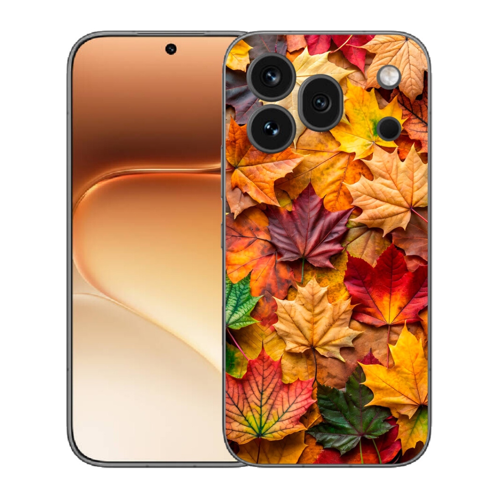 mmCase gél tok az Honor 600 Pro-hoz – juharlevelek 2
