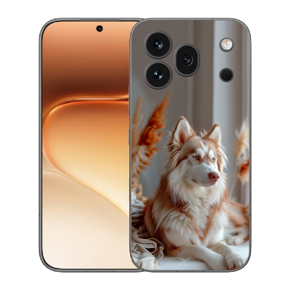 mmCase gél tok az Honor 600 Pro-hoz – nyugodt szibériai husky