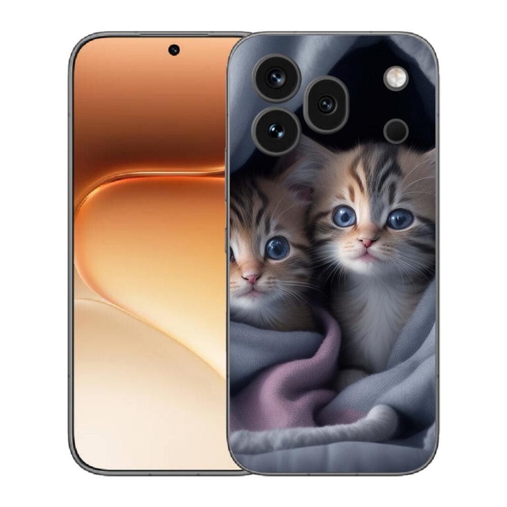 mmCase gél tok az Honor 600 Pro-hoz – macska duó 2