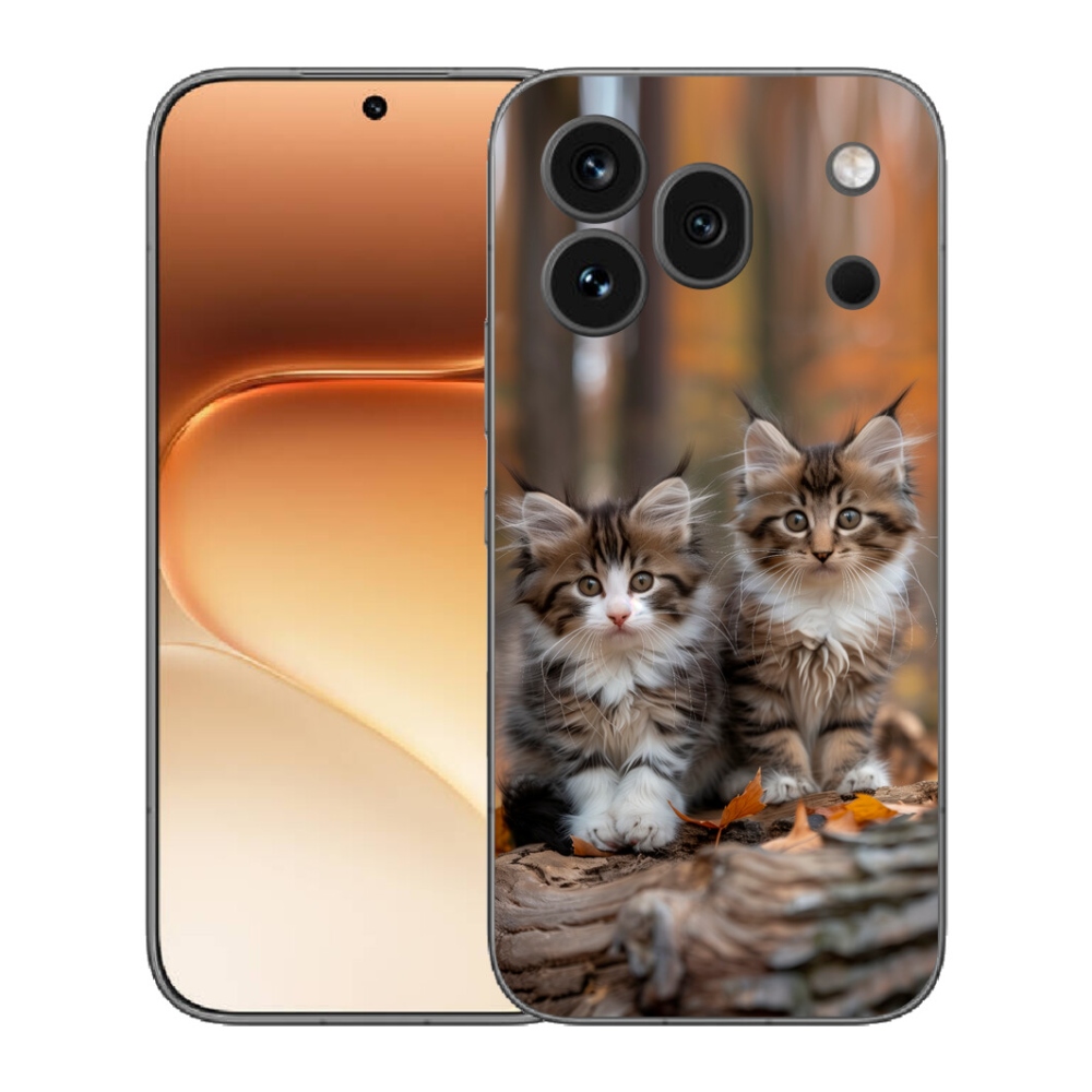 mmCase gélhuzat az Honor 600 Pro-hoz – macska duó 3