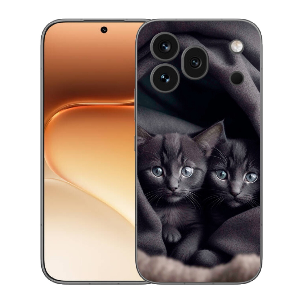 mmCase gélhuzat az Honor 600 Pro-hoz – macska duó