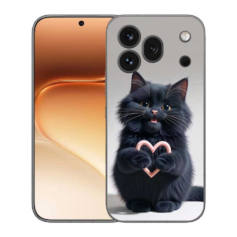 mmCase gél tok az Honor 600 Pro-hoz – Macska szerelem 3