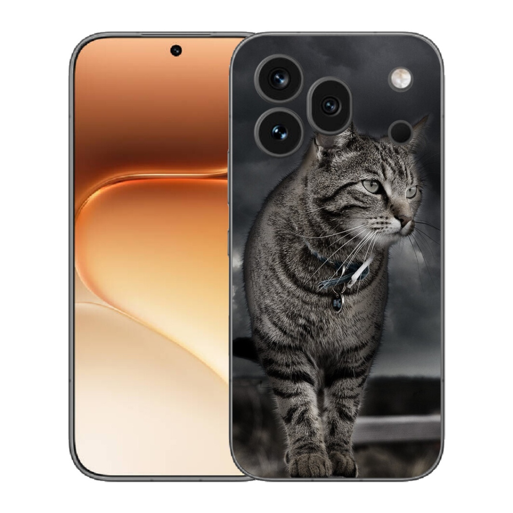mmCase gél tok az Honor 600 Pro-hoz – macska