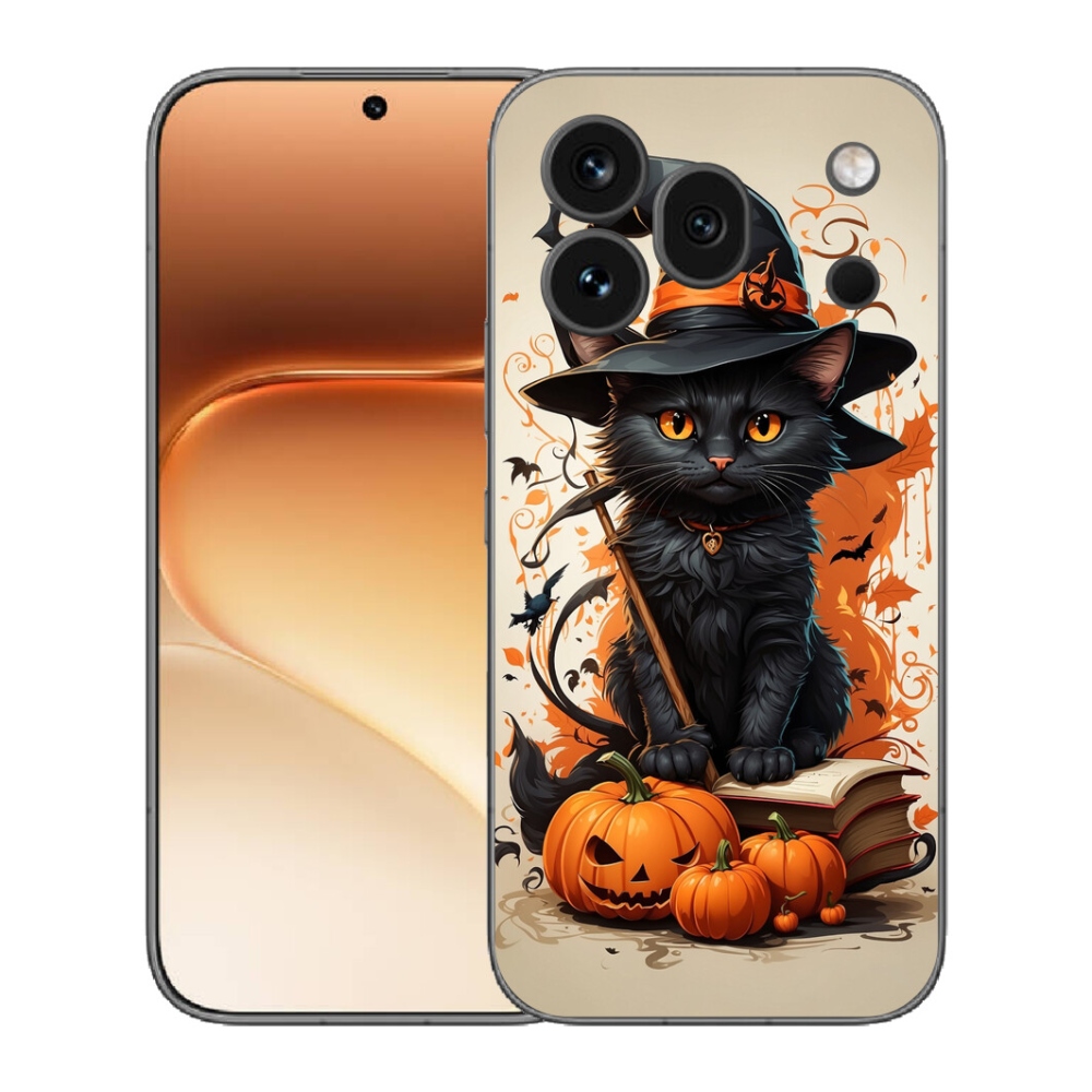 mmCase gél tok az Honor 600 Pro-hoz – varázsló macska