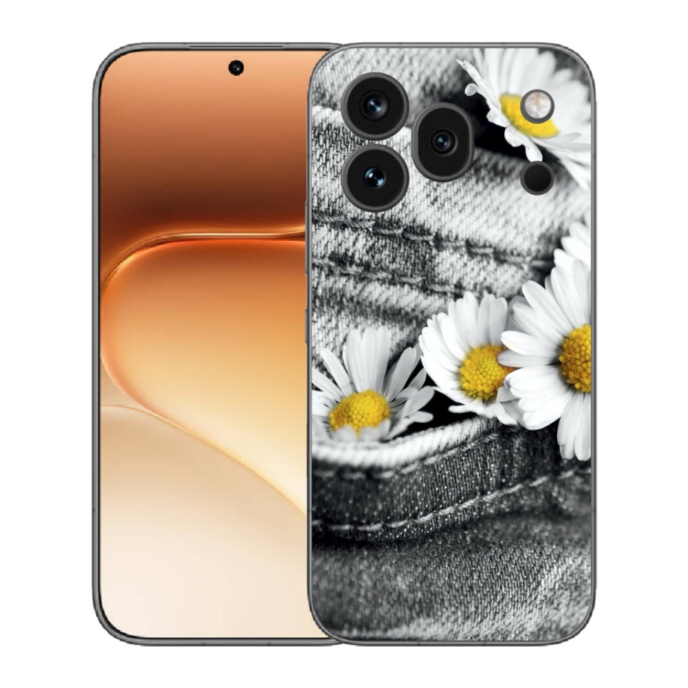 mmCase gél tok az Honor 600 Pro-hoz – margarétás
