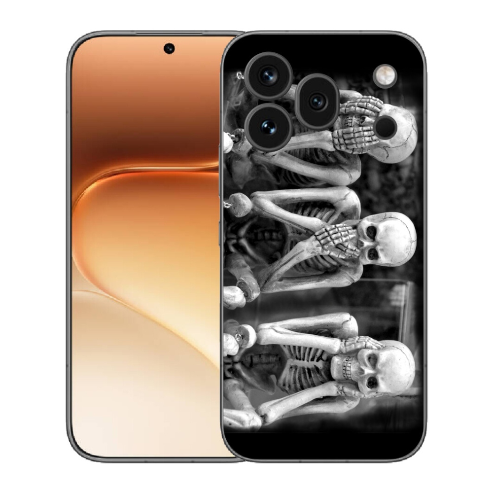 mmCase gél tok az Honor 600 Pro-hoz – csontvázak