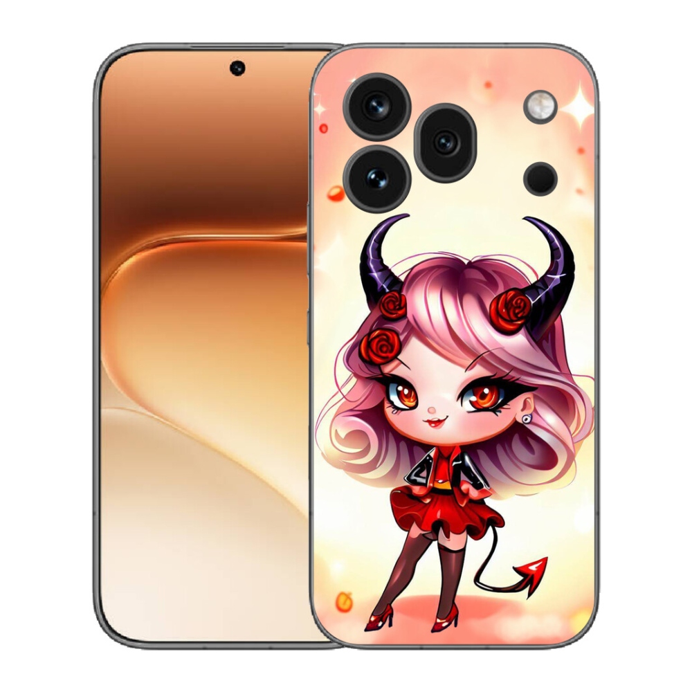 mmCase gél tok az Honor 600 Pro-hoz – rajzolt kis ördög