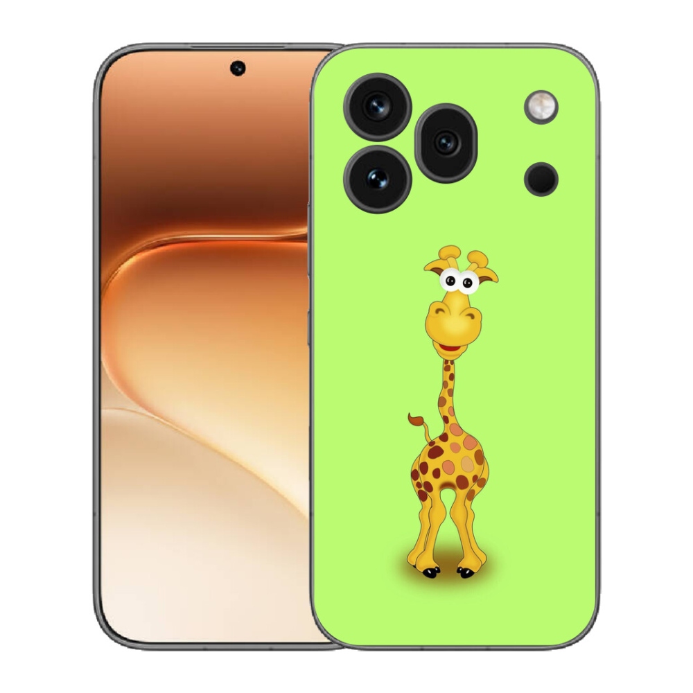 mmCase gél tok az Honor 600 Pro-hoz – rajzolt zsiráf