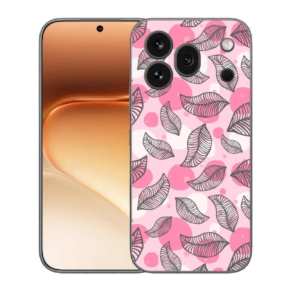 mmCase gél tok az Honor 600 Pro-hoz – rajzolt hulló levelek