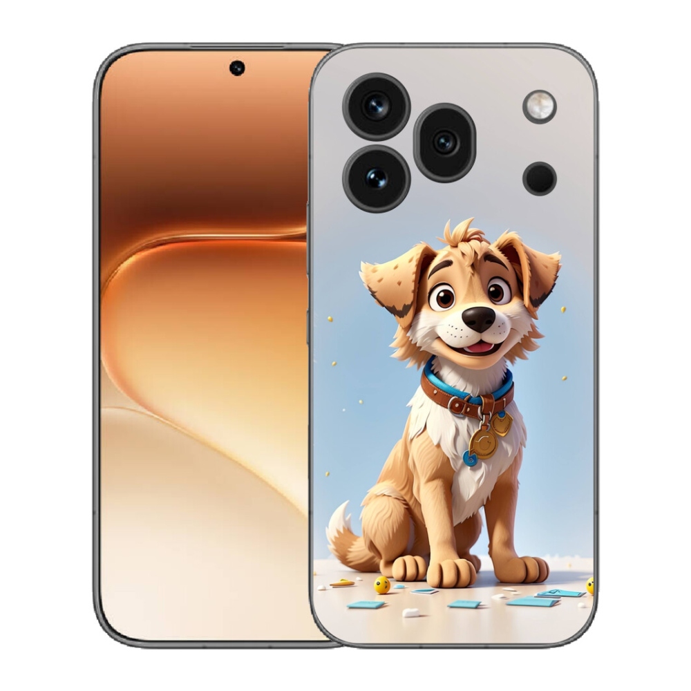mmCase gél tok az Honor 600 Pro-hoz – rajzolt kiskutya