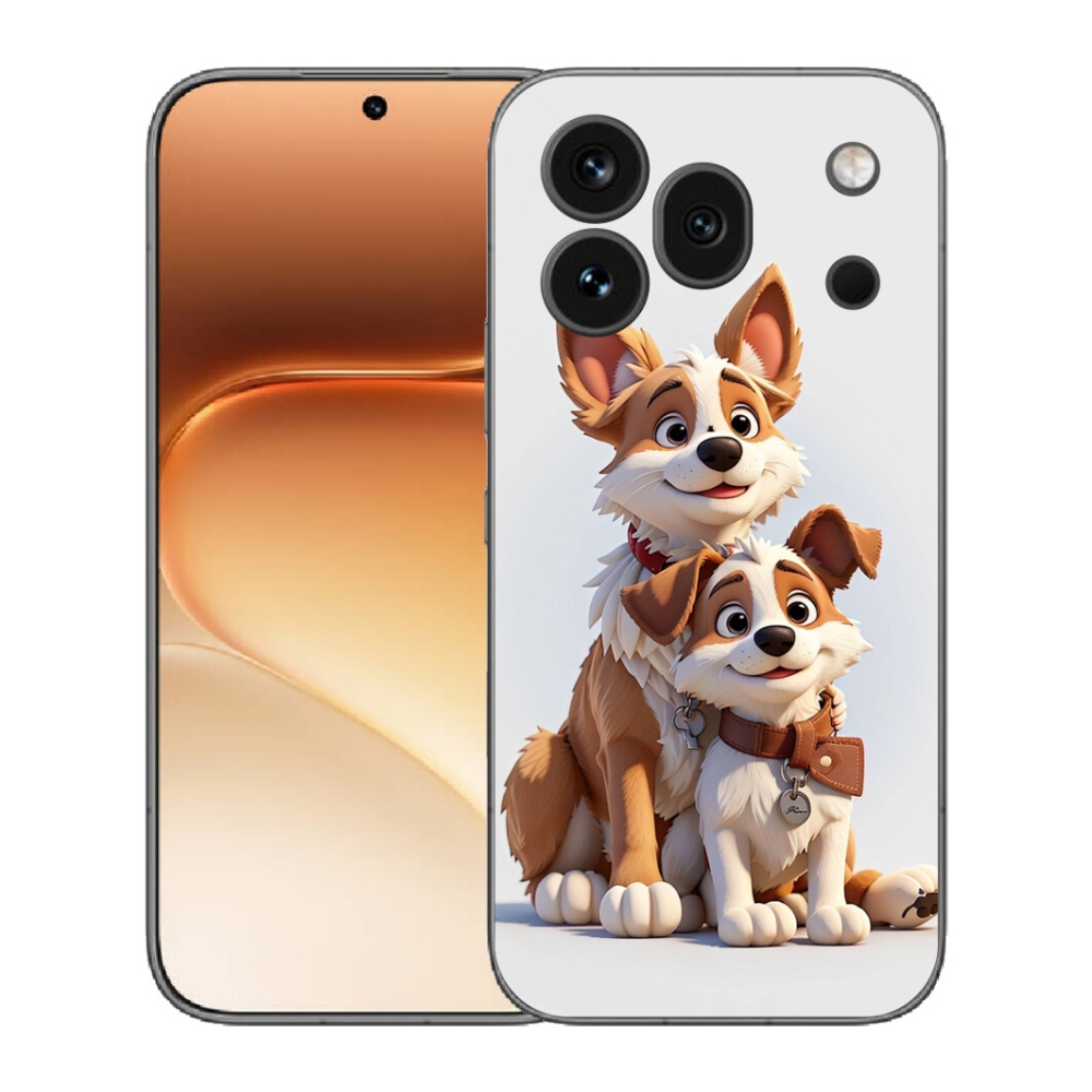 mmCase gél tok az Honor 600 Pro-hoz – kutyás mintával