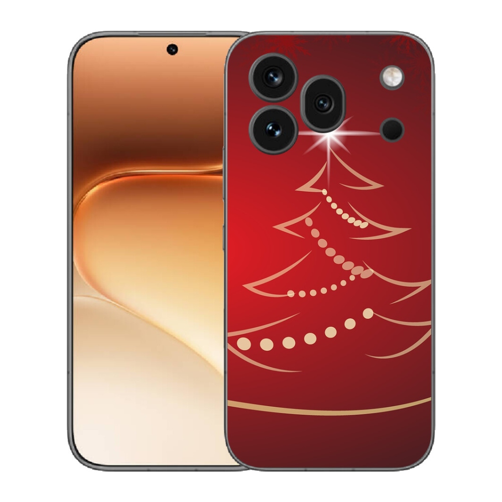 mmCase gél tok az Honor 600 Pro-hoz – rajzolt karácsonyfa